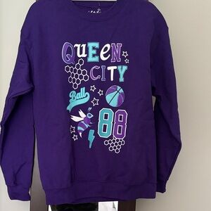 Purple Hornets ‘Queen City' Graphic Sweatshirt
